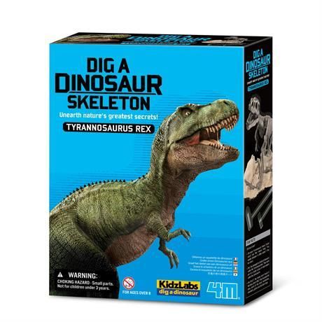 Набір для розкопок 4M Скелет тиранозавра (розкопки динозавр) (00-03221), набір для дослідів 00-03221 фото