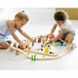 Игрушечная детская железная дорога Viga Toys деревянная 90 деталей (50998) 50998 фото 2