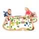Дерев'яна залізниця іграшкова Viga Toys 90 деталей (50998) (дитяча залізна дорога) 50998 фото 3